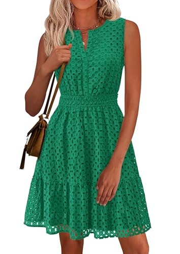 Prettygarden Women's Summer Eyelet A-Line Dress: $41.99 Prettygarden Women's Summer Eyelet A-Line Dress: $41.99