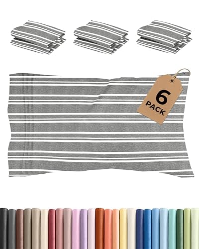 Grey Striped Queen Pillowcase 6-Pack: $20.39 Grey Striped Queen Pillowcase 6-Pack: $20.39