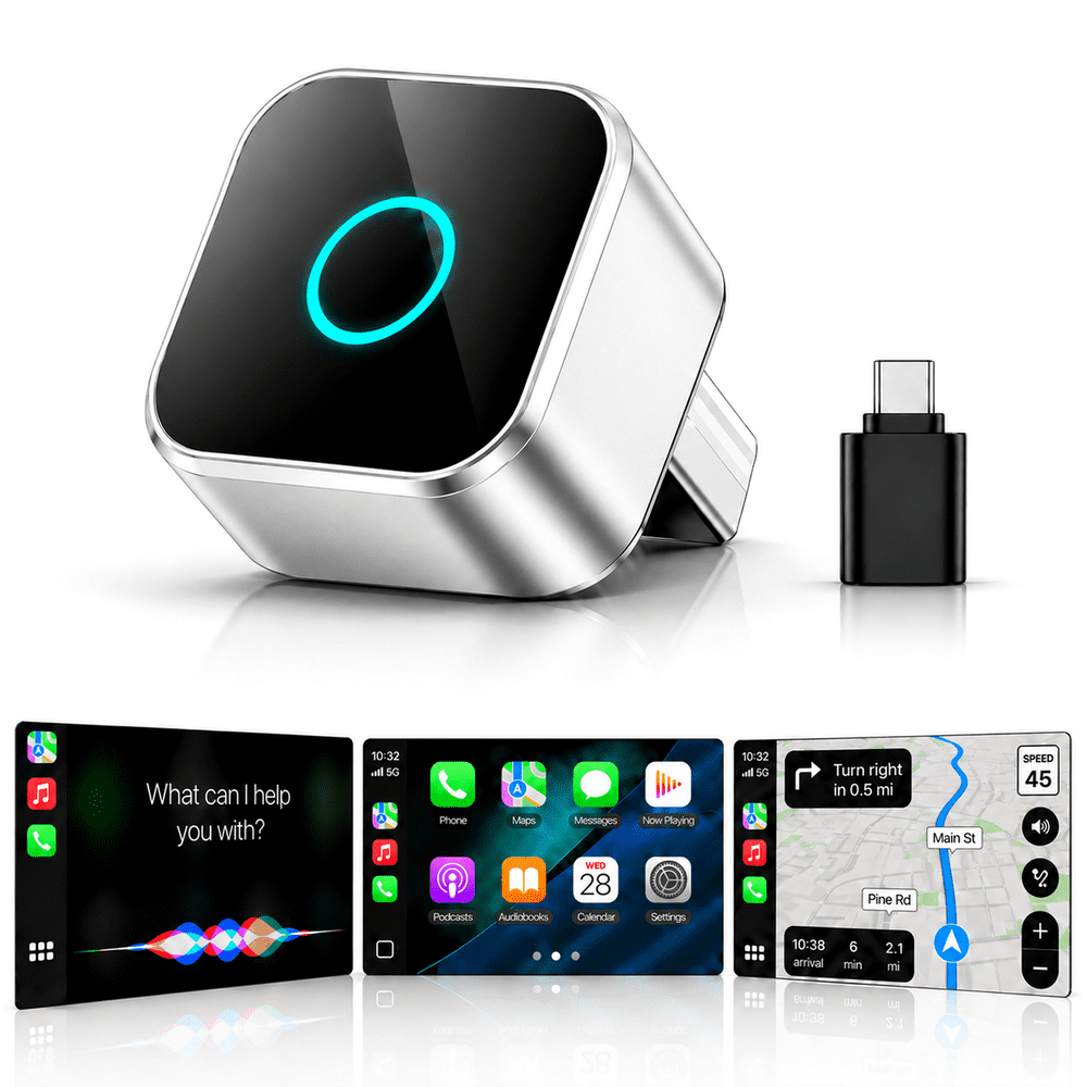Wireless CarPlay and Android Auto Adapter: $19.79 Wireless CarPlay and Android Auto Adapter: $19.79