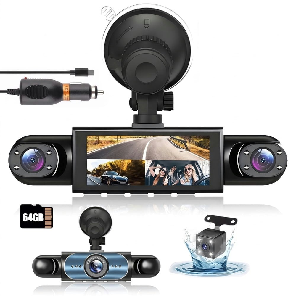 Dfito 4-Channel 1080p Dash Cam: $34.97 Dfito 4-Channel 1080p Dash Cam: $34.97