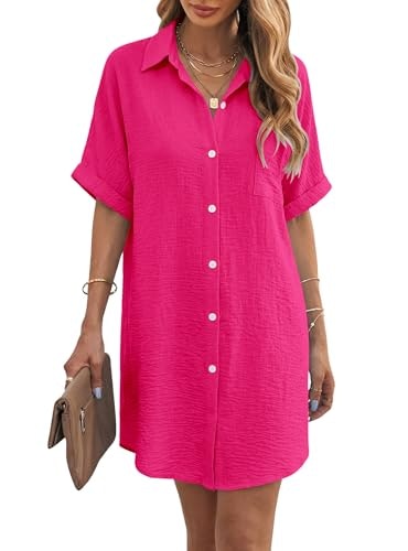 Angerella Women's Button Down Beach Cover Up Shirt: $24.72 Angerella Women's Button Down Beach Cover Up Shirt: $24.72