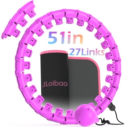 JLoibao 51-Inch Weighted Fitness Hoop and Sweat Belt Set: $19.99 JLoibao 51-Inch Weighted Fitness Hoop and Sweat Belt Set: $19.99