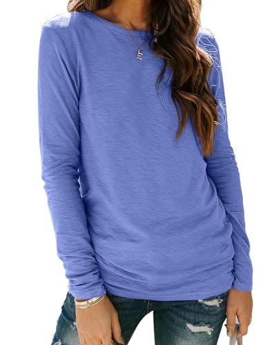Sherosa Women's Long Sleeve Cotton T-Shirt: $8.49 Sherosa Women's Long Sleeve Cotton T-Shirt: $8.49