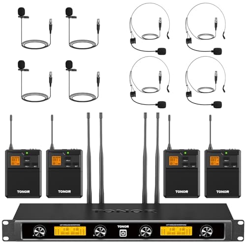 Tonor UHF Wireless Lavalier and Headset Microphone System: $158.09 Tonor UHF Wireless Lavalier and Headset Microphone System: $158.09