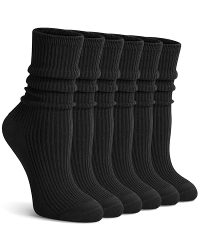 YSense Women's Cotton Crew Socks 6-Pair Pack: $8.98 YSense Women's Cotton Crew Socks 6-Pair Pack: $8.98
