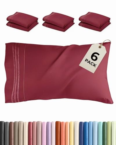 King Pillowcases 6-Pack: $25.49