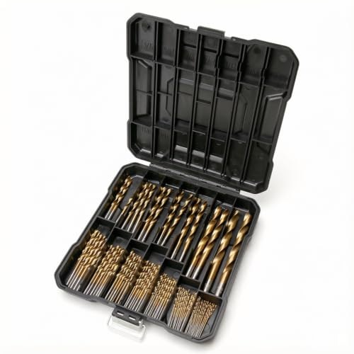 Tumax 99-Piece Titanium HSS Drill Bit Set: $19.54 Tumax 99-Piece Titanium HSS Drill Bit Set: $19.54
