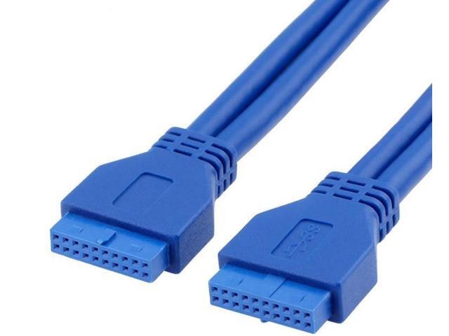 USB 3.0 20-Pin Motherboard Header Extension Cable 1.64ft: $12.59