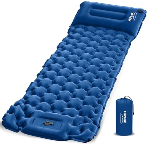 HiiPeak Inflatable Camping Sleeping Pad with Pillow: $24.98