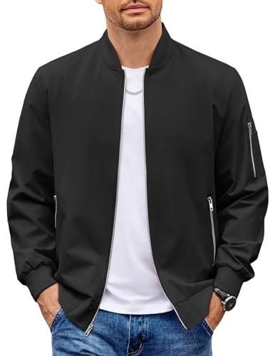 Coofandy Men's Casual Lightweight Bomber Jacket: $27.99 Coofandy Men's Casual Lightweight Bomber Jacket: $27.99