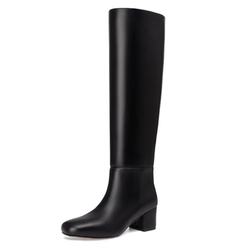 Athlefit Women's Low Heel Knee High Boots: $45.98 Athlefit Women's Low Heel Knee High Boots: $45.98