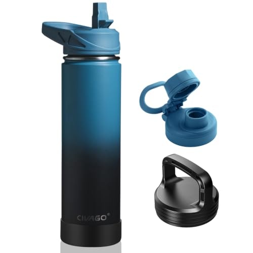 Civago 24oz Insulated Stainless Steel Water Bottle: $21.24