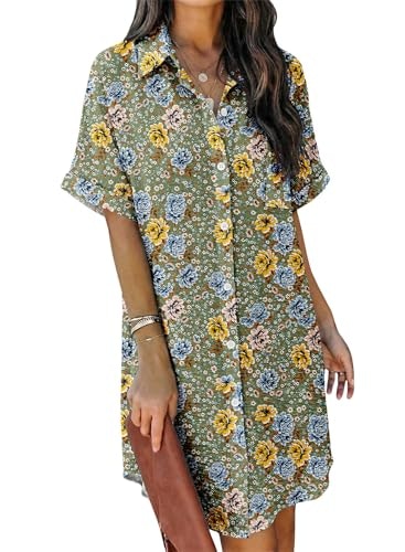 Angerella Floral Button-Down Blouse: $19.98 Angerella Floral Button-Down Blouse: $19.98