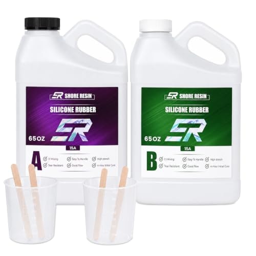Shore Resin 130-oz. 15A Platinum Silicone Mold Making Kit: $47.98 Shore Resin 130-oz. 15A Platinum Silicone Mold Making Kit: $47.98