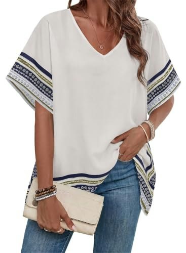 Falechay Women's Bohemian Batwing Blouse: $23.97 Falechay Women's Bohemian Batwing Blouse: $23.97