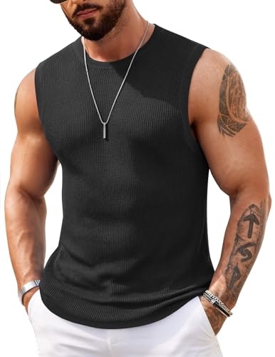 Coofandy Men's Knitted Sleeveless Tank Top: $14.98 Coofandy Men's Knitted Sleeveless Tank Top: $14.98
