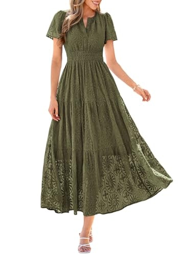 Prettygarden Women's Embroidered Maxi Wedding Guest Dress: $44.18 Prettygarden Women's Embroidered Maxi Wedding Guest Dress: $44.18