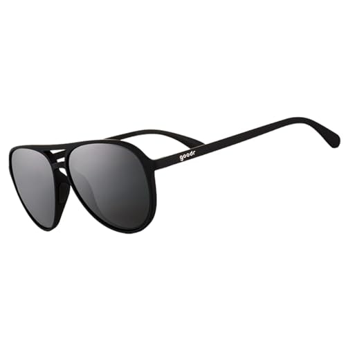 Goodr Operation Blackout Polarized Aviator Sunglasses: $34
