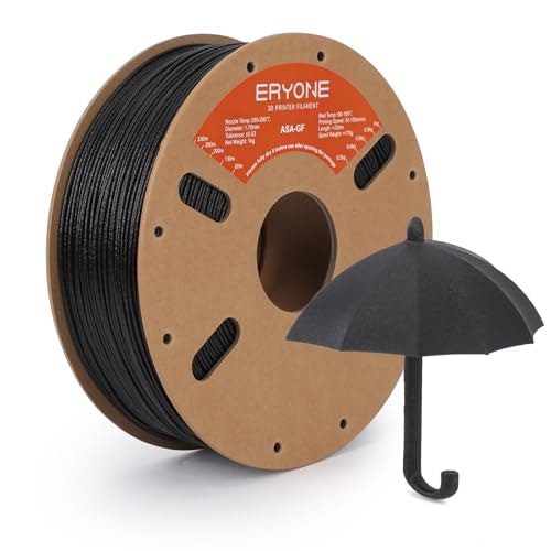 Eryone 1.75mm ASA Glass Fiber 3D Printing Filament 1kg Spool: $23.79 Eryone 1.75mm ASA Glass Fiber 3D Printing Filament 1kg Spool: $23.79