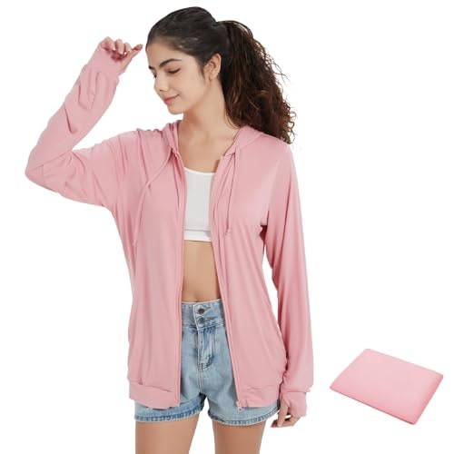 QBK Women's Lightweight Zip-Up Hoodie: $22.39 QBK Women's Lightweight Zip-Up Hoodie: $22.39