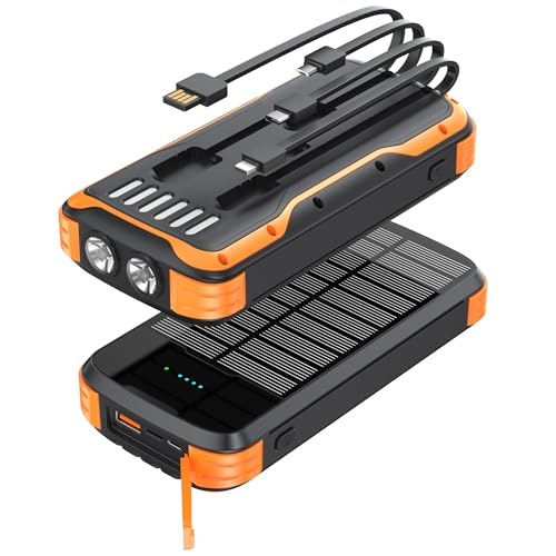Minrise 40,000mAh Solar Power Bank: $32.97