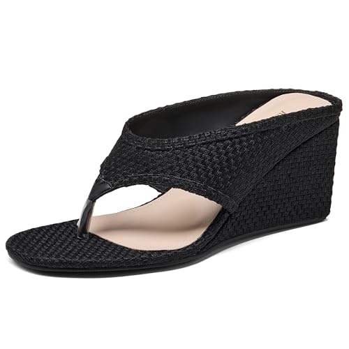 ReneChristine Women's Open Toe Wedge Sandals: $29.98