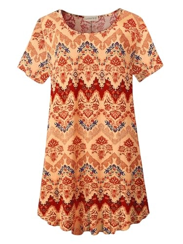Larace Plus Size Short Sleeve Tunic 6X: $19.99