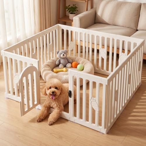 12-Panel 25.6-Inch Tall Plastic Dog Playpen: $113.04 12-Panel 25.6-Inch Tall Plastic Dog Playpen: $113.04
