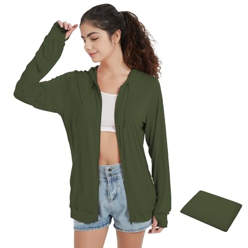 QBK Women's Lightweight Zip-Up Hoodie: $24.64 QBK Women's Lightweight Zip-Up Hoodie: $24.64