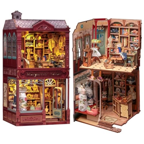 Fsolis DIY Miniature Book Nook Kit: $39.98 Fsolis DIY Miniature Book Nook Kit: $39.98