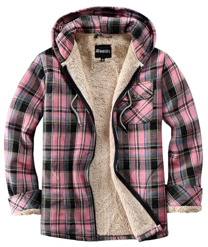 Elesuit Women's Flannel Plaid Sherpa Fleece Zip Hoodie: $33.98 Elesuit Women's Flannel Plaid Sherpa Fleece Zip Hoodie: $33.98