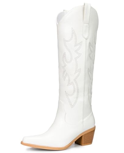 Pasuot Women's Western Knee-High Cowboy Boots: $49.98 Pasuot Women's Western Knee-High Cowboy Boots: $49.98