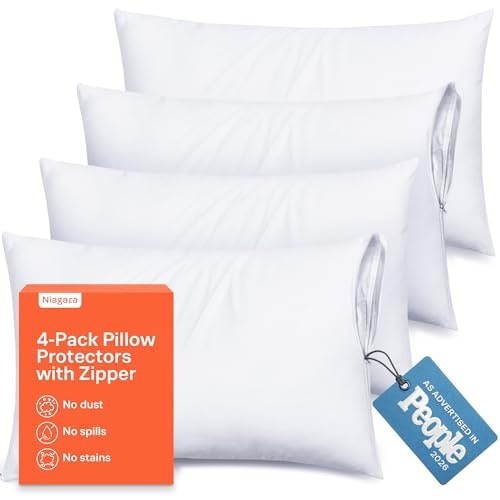 Ultra Soft Zippered Pillow Protectors 4-Pack: $13.97 Ultra Soft Zippered Pillow Protectors 4-Pack: $13.97