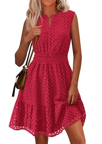 Prettygarden Women's Summer Eyelet A-Line Dress: $41.99 Prettygarden Women's Summer Eyelet A-Line Dress: $41.99