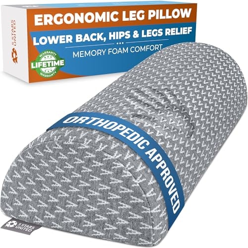 5 Stars United Half Moon Memory Foam Knee Pillow: $29.66 5 Stars United Half Moon Memory Foam Knee Pillow: $29.66