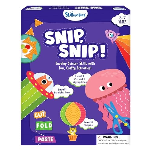 Skillmatics Snip Snip Scissor Skills Felt Craft Activity: $14.22 Skillmatics Snip Snip Scissor Skills Felt Craft Activity: $14.22