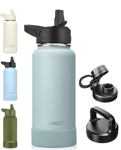 Civago 32oz Insulated Stainless Steel Water Bottle: $20.39