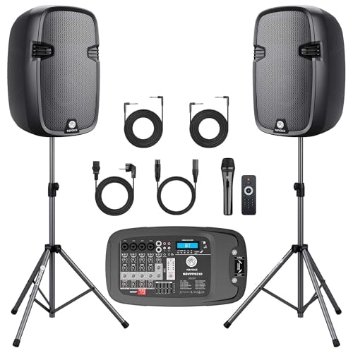 Nbvoice 10-Inch 600W Professional Powered PA System: $368.98