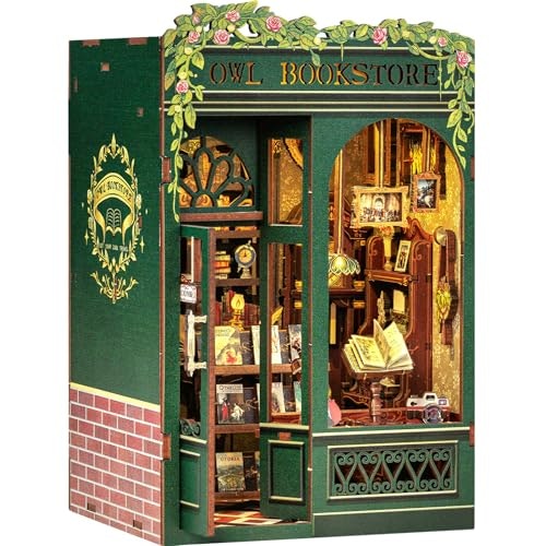 Fsolis Owl Bookstore Book Nook Kit: $26.39 Fsolis Owl Bookstore Book Nook Kit: $26.39