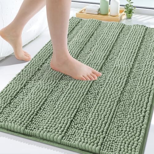Grandaily 47" x 32" Chenille Striped Bath Rug: $59.49 Grandaily 47" x 32" Chenille Striped Bath Rug: $59.49