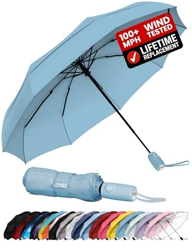Windproof Travel Umbrella: $25.49 Windproof Travel Umbrella: $25.49