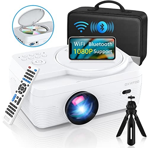 1080p WiFi Bluetooth DVD Projector: $129.98 1080p WiFi Bluetooth DVD Projector: $129.98