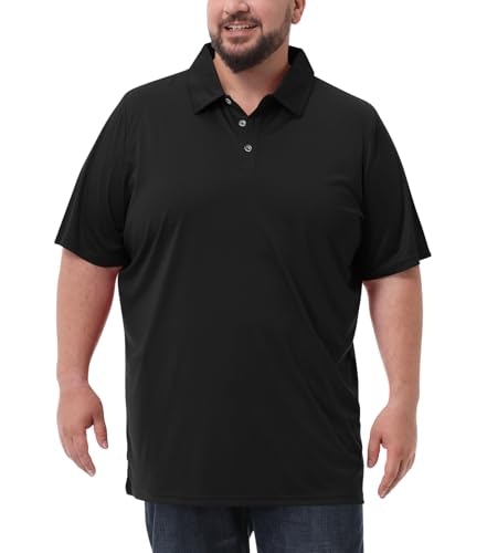 Idtswch Men's Quick Dry Golf Polo Shirt: $19.18