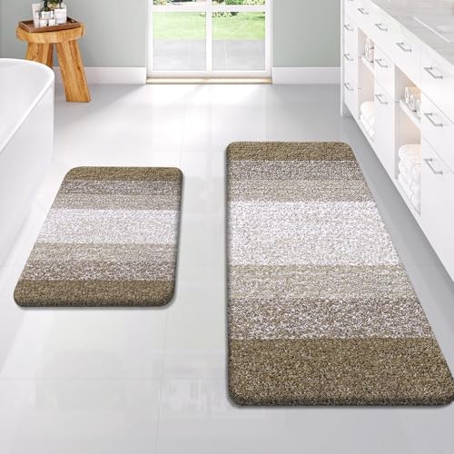 Olanly Microfiber Bathroom Rug 2-Piece Set: $42.98 Olanly Microfiber Bathroom Rug 2-Piece Set: $42.98