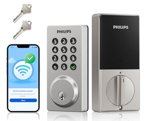 Philips WiFi Smart Keypad Deadbolt Lock: $73.99