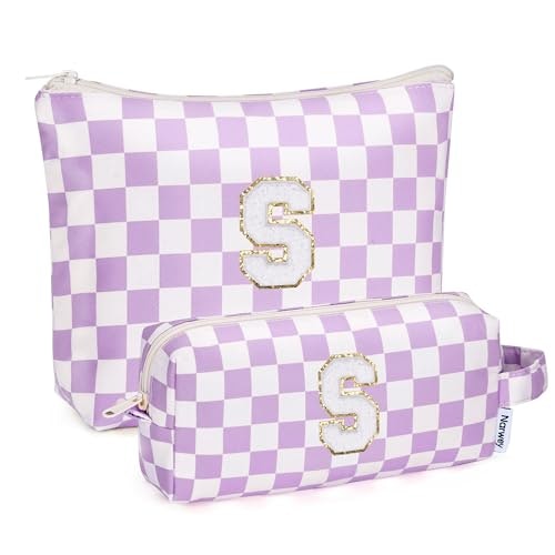 Narwey Initial Makeup Bag: $9.98