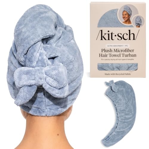 Kitsch XL Microfiber Hair Towel Wrap: $20.79