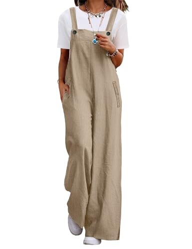 Yesno Women's Casual Corduroy Wide Leg Overalls: $28.49 Yesno Women's Casual Corduroy Wide Leg Overalls: $28.49