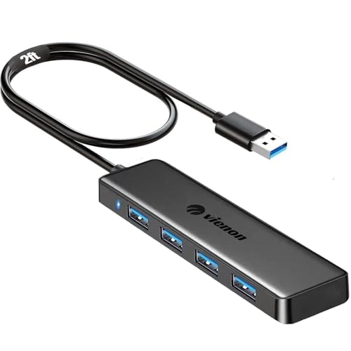 Vienon 2-Foot 4-Port USB 3.0 Hub: $5.88 Vienon 2-Foot 4-Port USB 3.0 Hub: $5.88
