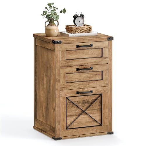 Vasagle 3-Drawer File Cabinet: $70
